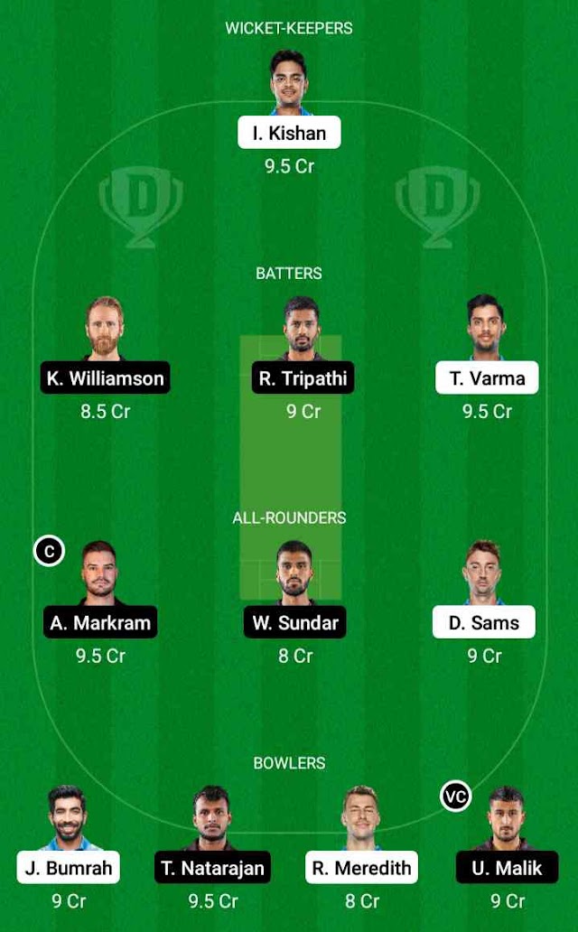 Tata IPL 2022: MI vs SRH Dream11 Prediction, Fantasy Cricket Tips, Probable Playing 11, Pitch Report, IPL Prediction, Sportskeeda.com