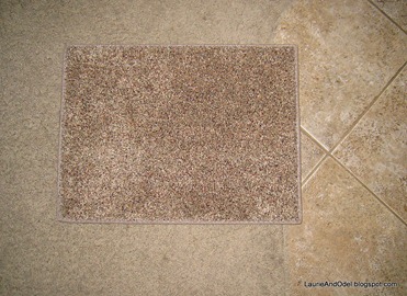 New and Old carpet and tile