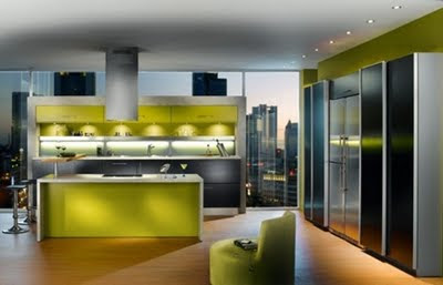 cocina color verde