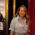  Lala Anthony Wears men’s @celine fall 2023 denim shirt and jeans 