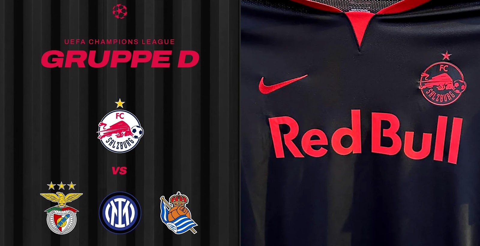 Red Bull Salzburg 23-24 Champions League Trikot veröffentlicht