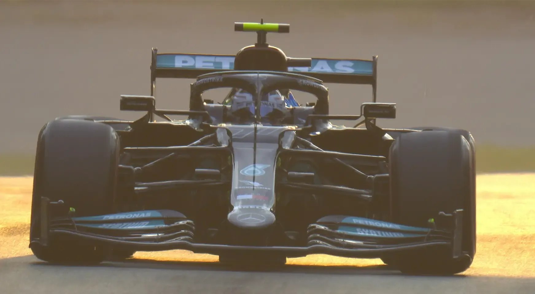 Valtteri Bottas nelle qualifiche del gran premio d'Italia 2021