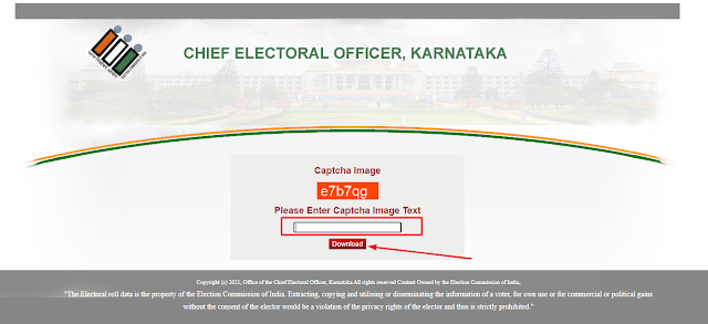 Karnataka Voter List Download