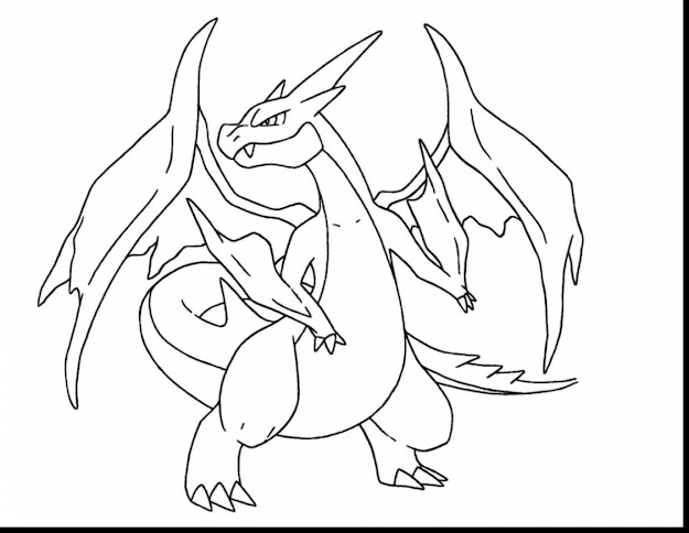 Spectacular Mega Charizard Pokemon Coloring Pages With Pokemon Coloring  Pages Printable And Legendary Pokemon Coloring Pages