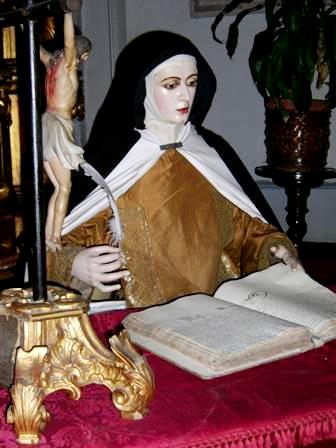 Foto de Santa Teresa de Avila en cera