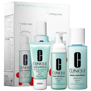 Review CLINIQUE Acne Solutions Clear Skin System Starter Kit