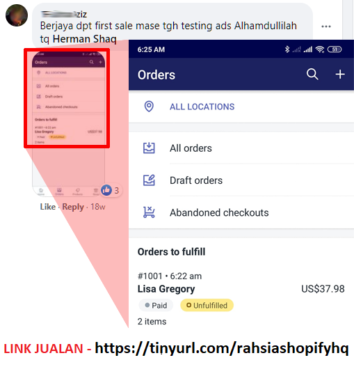 testimonial-pembeli-bisnes-online-dari-rumah-rahsia-shopify