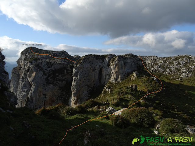 Camino a los Porros de Vizcalluenga