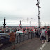 A rendszerváltók csoportja által szervezett demonstráció résztvevői, kevés időre blokkolták a Margit hídon a forgalmat!