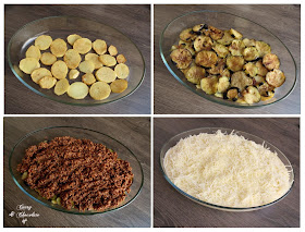 Montaje de la moussaka