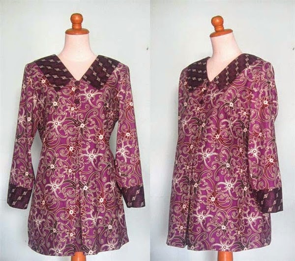 Contoh Baju  Hamil  Pesta Batik  Modern  Terbaru 2021 2021
