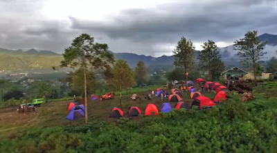 Tempat camping dan offroad di Puncak