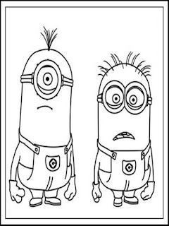  Desenhos do Minion Kevin para Colorir 