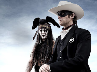 The Lone Ranger Johnny Depp and Armie Hammer HD Wallpaper