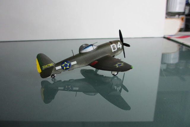 1/144 Republic P-47 Thunderbolt diecast metal aircraft miniature