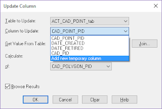 Add New Temporary Column Mapinfo 12