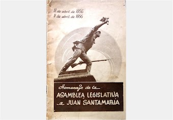 Homenaje de la Asamblea Legislativa a Juan Santamaría. (Archivo Online)
