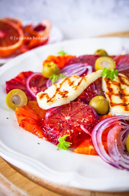 Sycylijska sałatka z pomarańczy - sicilian blood orange salad