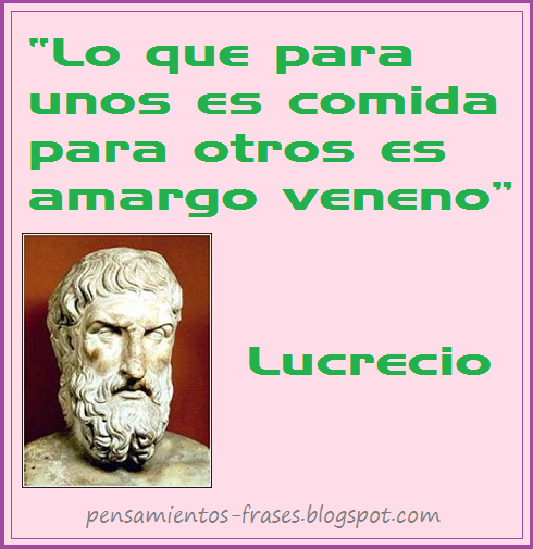 frases de Lucrecio