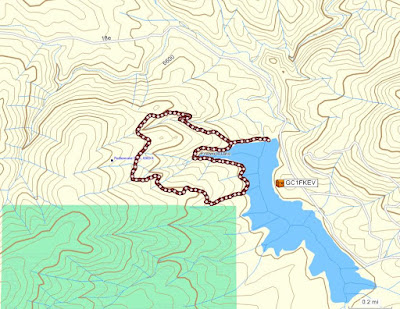 Shoshone Trail Topo Map