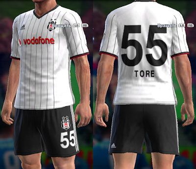 PES 2013 Besiktas 2016/2017 home kit by vladroman