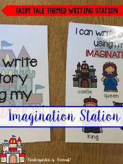 Looking for a way to spice up your writing station – check out these writing packets for your writing center – there are writing prompts, writing papers, and vocabulary to go along with the theme.  This packet is centered on fairy tales so is perfect for imagination writing – let the creative juices flow!  Check out the other themes as well – there are 2 I can’t wait to use for the end of the year! These are perfect for kindergarten, first grade, and even second grade!