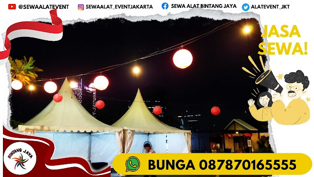 SEWA TENDA KERUCUT BAHAN BERKUALITAS DI TANGERANG