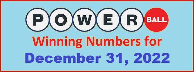 PowerBall Winning Numbers for Saturday, December 31, 2022