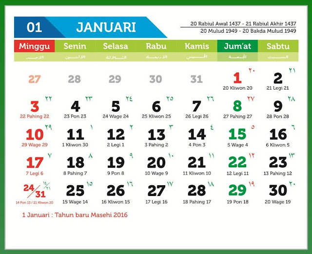 Cara membuat Kalender 2017 dengan Publisher sama seperti buatan Coreldraw