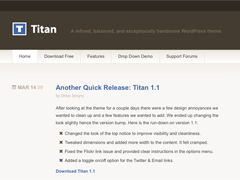 Titan Blogger Template