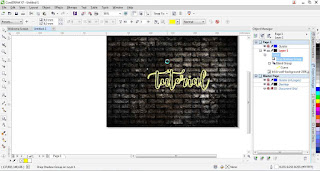 Kita sudah sering melihat teks dengan dampak neon Cara Membuat Efek Teks Neon di Coreldraw