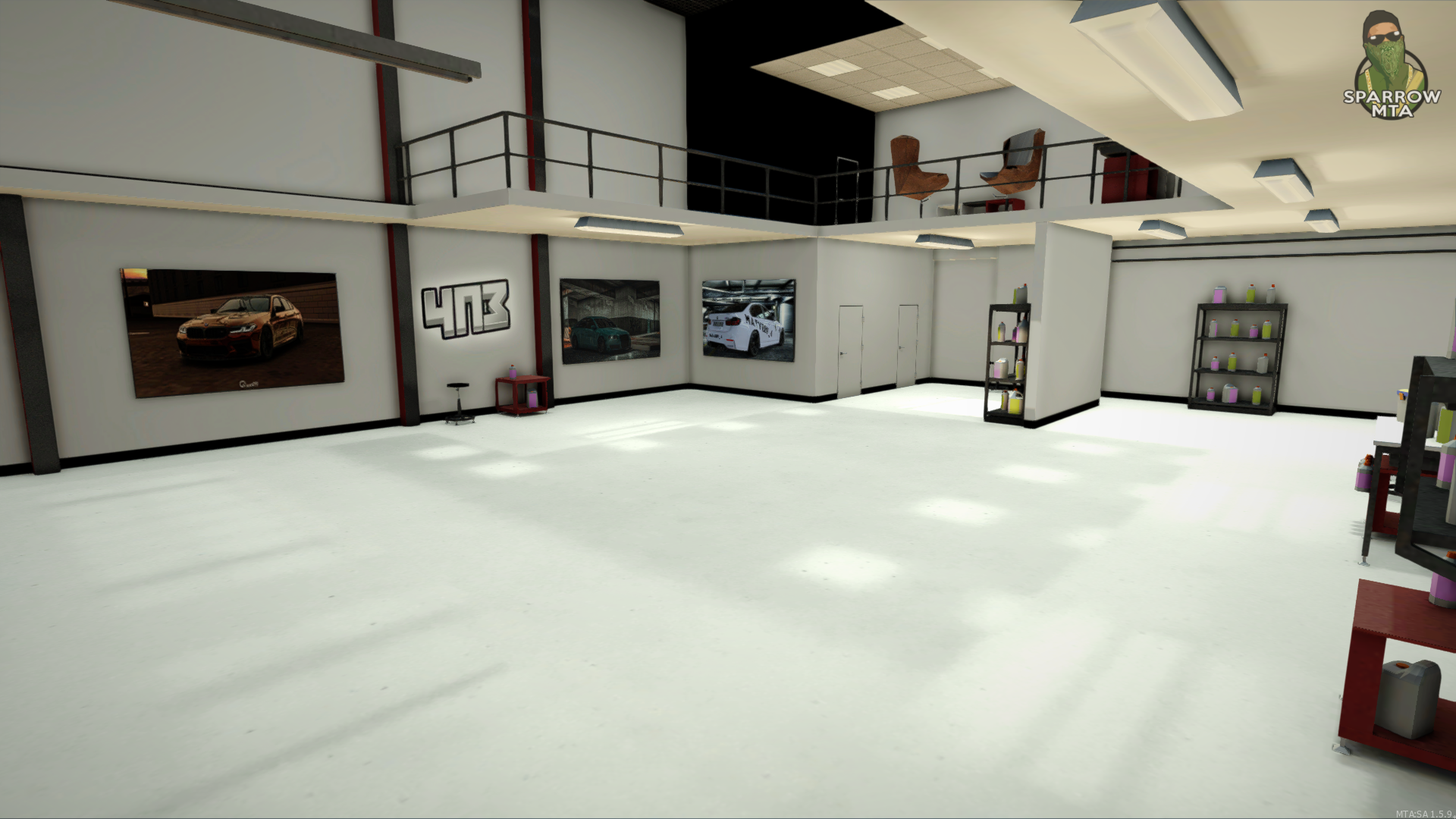 MTA:SA Auto Repair Shop Interior Script