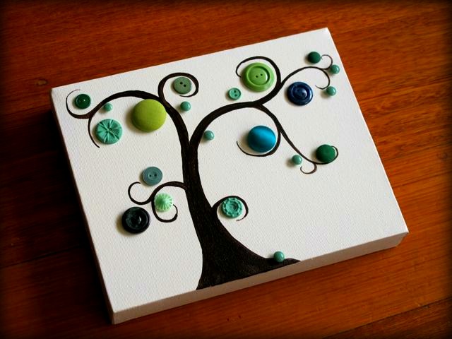 Jodi Wiley Sketchblog: Button Tree Tutorial