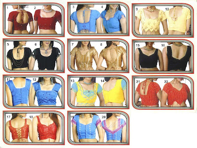 Latest 2010 Blouse Paterns and Back Designs