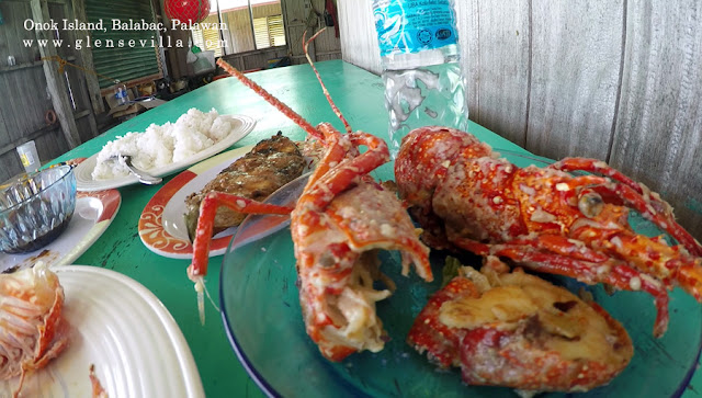 Onok Island, Balabac, Palawan, beach, lobster