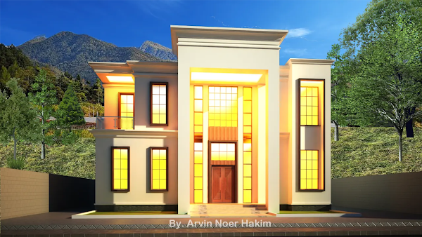 Desain Rumah Style Klasik Kode KL002