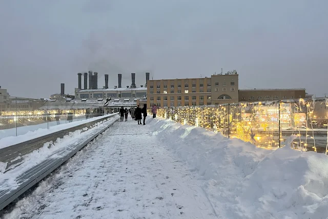 Зарядье, «Парящий мост»