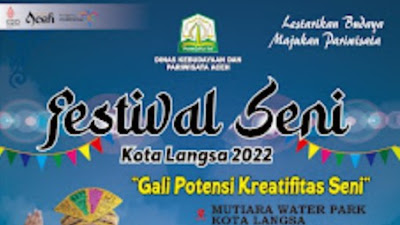 Festival Seni Budaya untuk Menggigat Sejarah Masa Lampau di kota Langsa