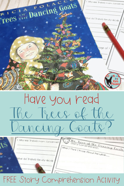 The Trees of the Dancing Goats blog post with FREE comprehension activity.
