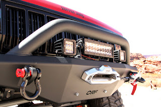 OR-Fab Jeep XJ Front winch bumper with Warn M8000 winch