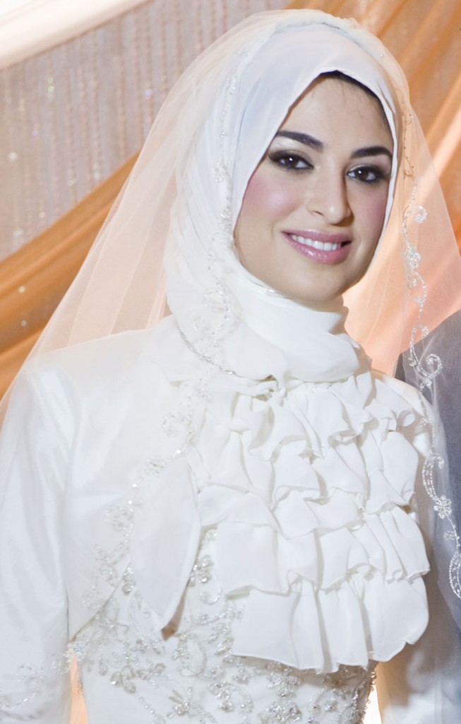 Islamic Wedding Dress with Hijab #1