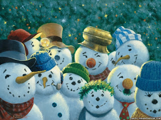 Funny Snowman Desktop Wallpapers