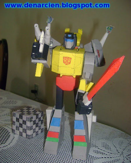 Transformers G1 Grimlock Papercraft