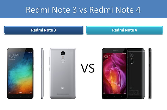 Comparison of Redmi Note 3 vs Redmi Note 4 - Specifications