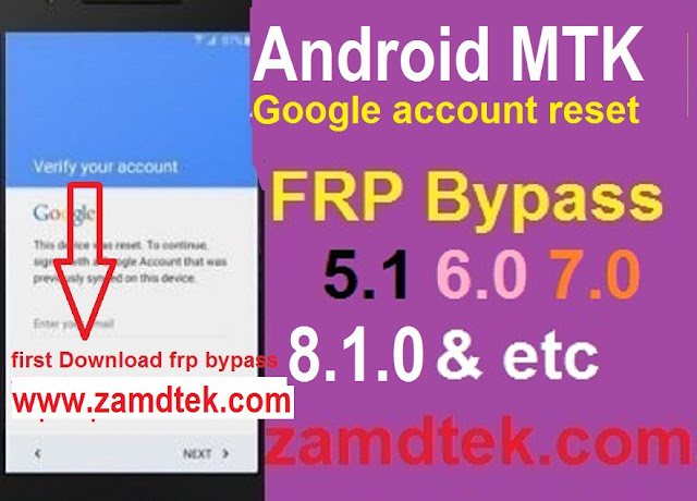 How to reset google account or bypass FRP on Android MTK 7.0 and above with FRP files. 100% FRP solution