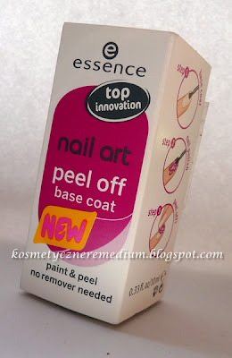 manicure, Essence Nail Art Peel Off Base Coat, Essence baza ułatwiająca usuwanie lakieru do paznokci, łatwe usuwanie brokatu z paznokci, jak usunąć brokatowy lakier z paznokci, essence, wizaz