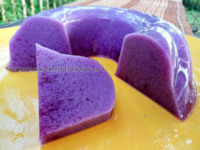 Resep puding ubi ungu