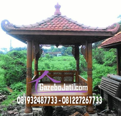 Gazebo Kayu Jati