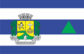 Bandeira de Rochedo de Minas MG