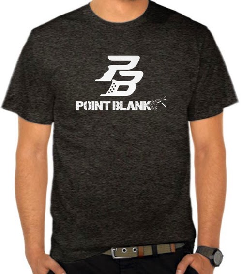Kaos  Point Blank Logo Putih